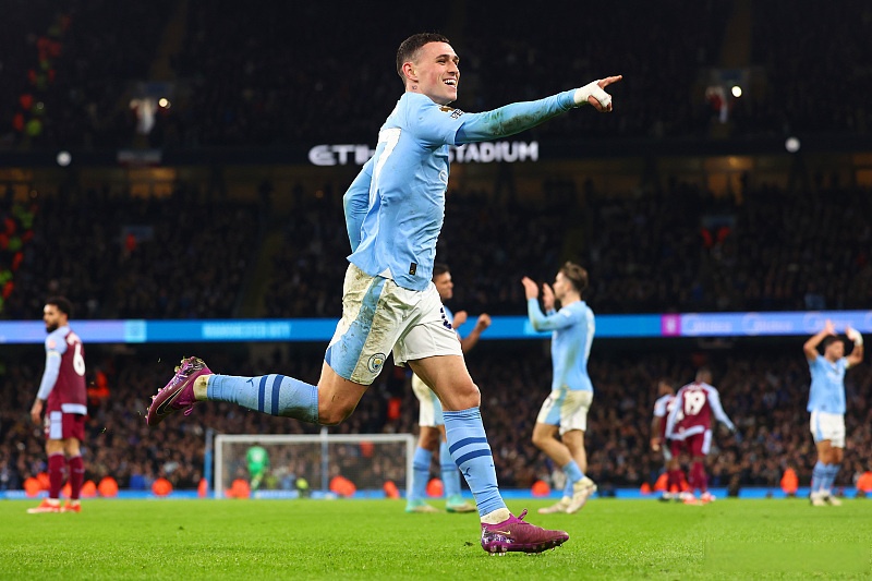 包含阿森纳绝杀曼城，福登刷新纪录的词条