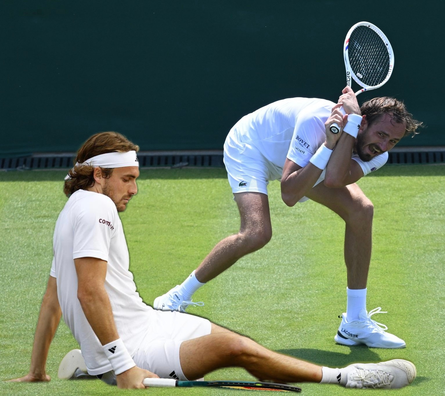 包含温网险胜澳网，兹维列夫统治全场的词条